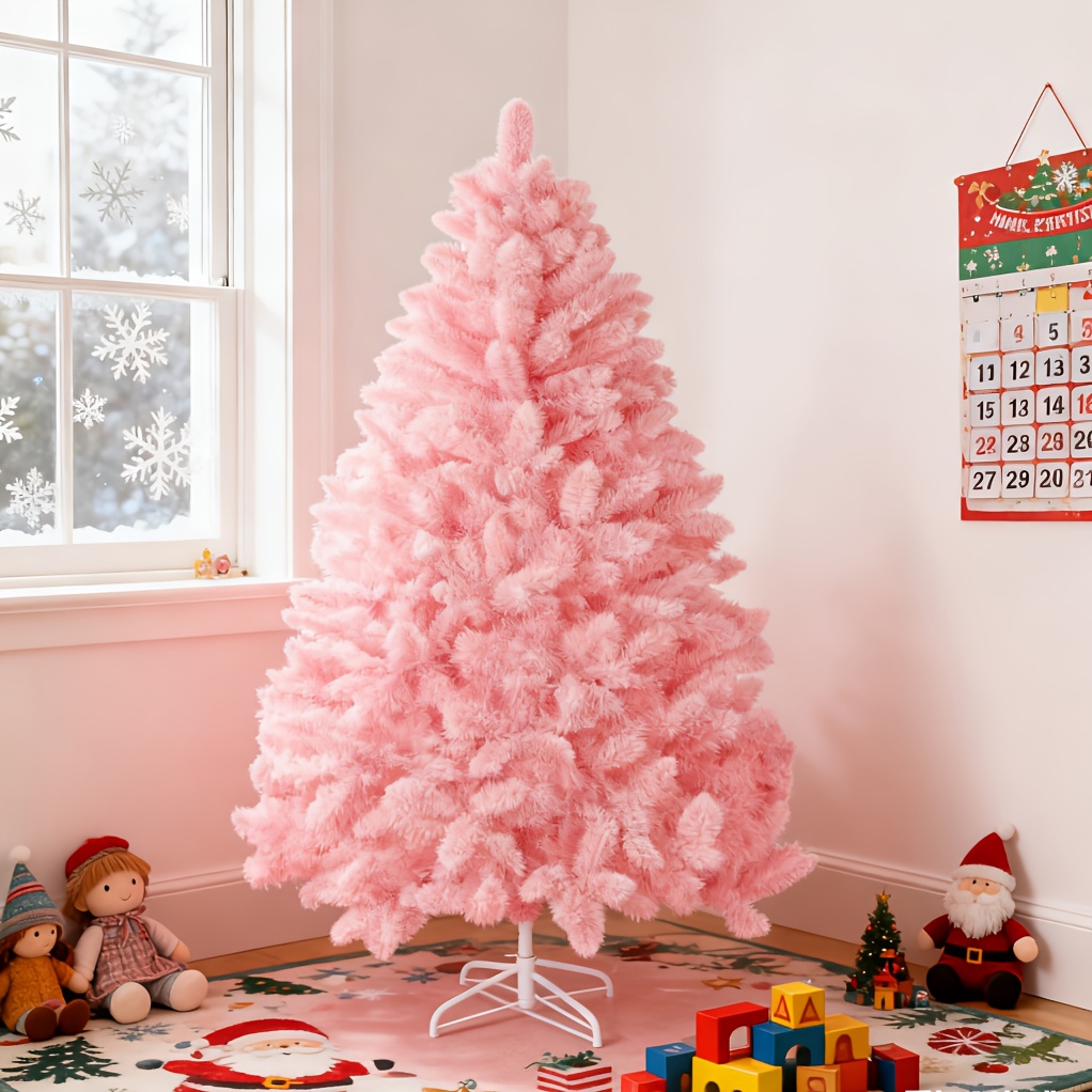 Outdoor Power And Plant - 6-Foot Artificial Fluffy Christmas Tree Premium