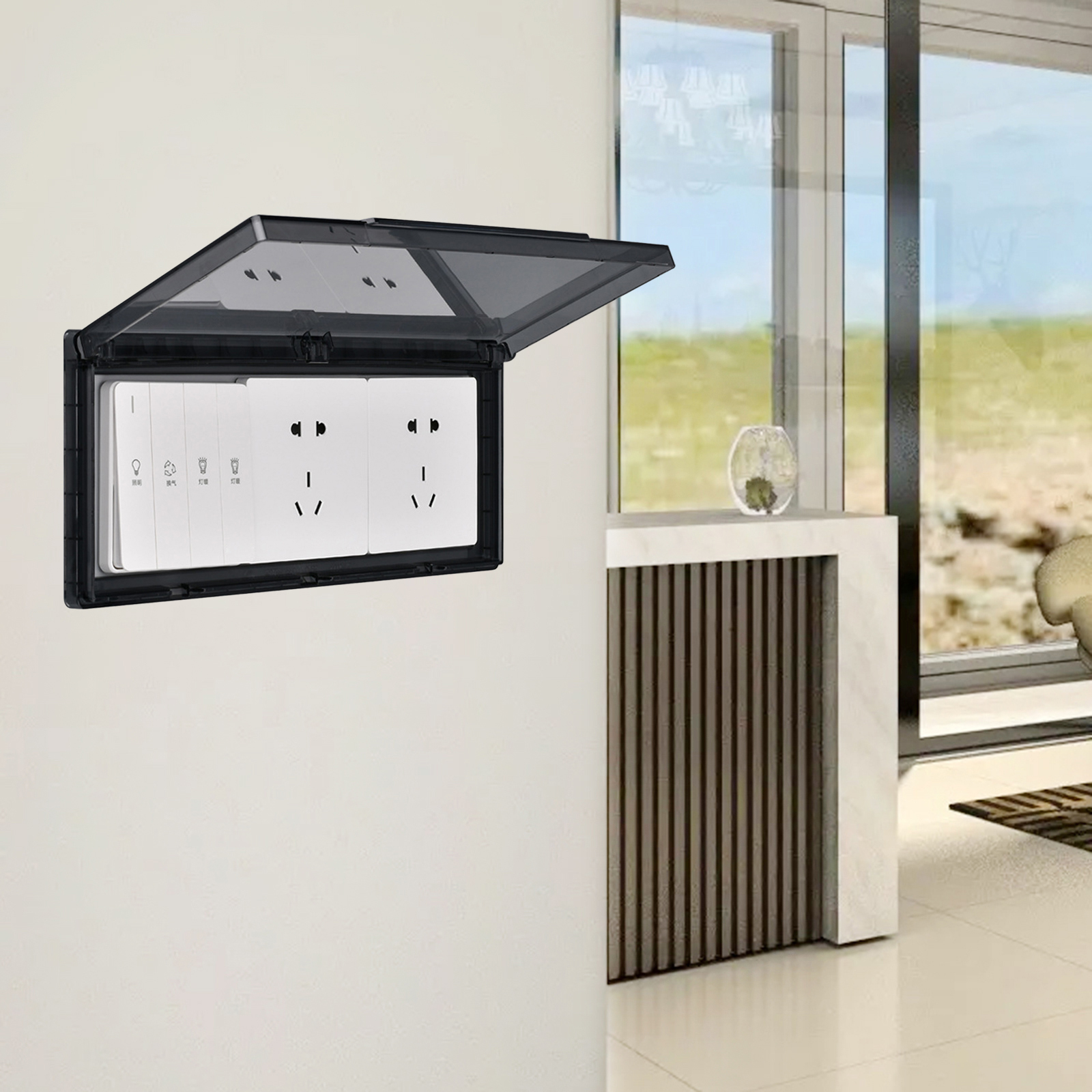 3 Gang Waterproof Outlet Cover - Outdoor Power Socket recensione e prezzo