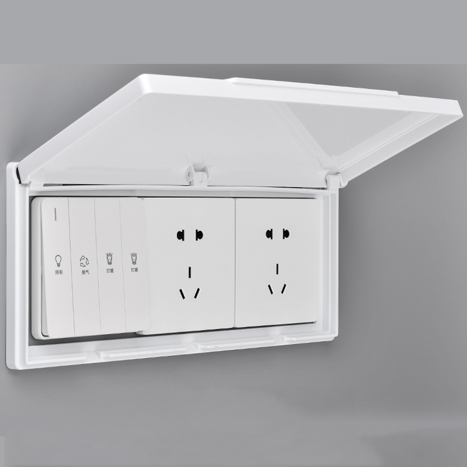 3 Gang Waterproof Outlet Cover - Outdoor Power Socket recensione e prezzo