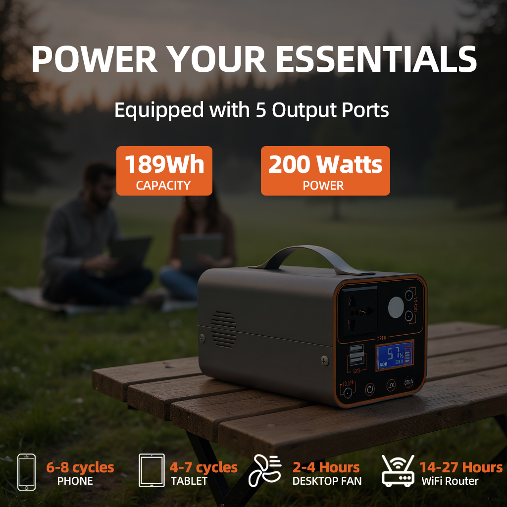 200W Portable Power Station 22 - Outdoor Powerwall recensione e prezzo