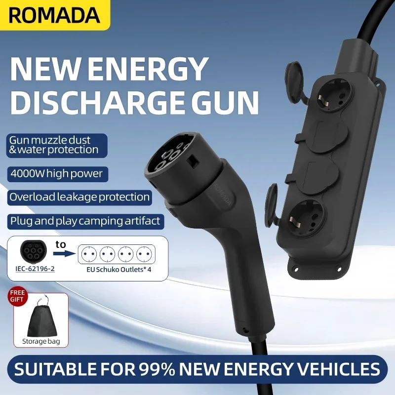 Portable 16A 4KW Electric Car  - Outdoor Power Socket recensione e prezzo