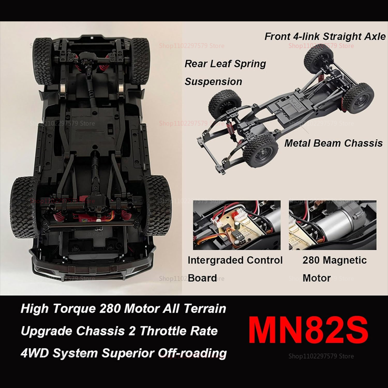MN82 MN82S RC Crawler Truck 1/ - Outdoor Power Direct recensione e prezzo