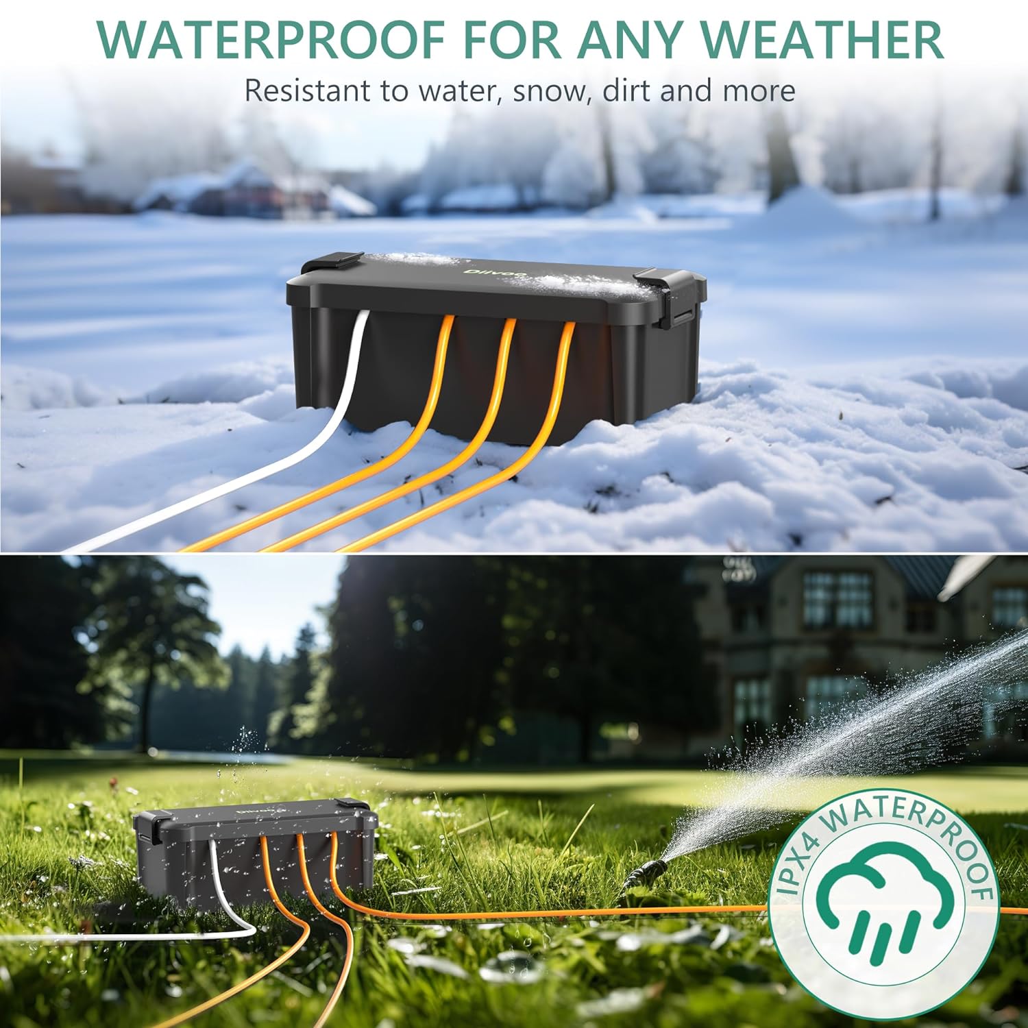 Diivoo Outdoor Waterproof Elec - Outdoor Power Socket recensione e prezzo