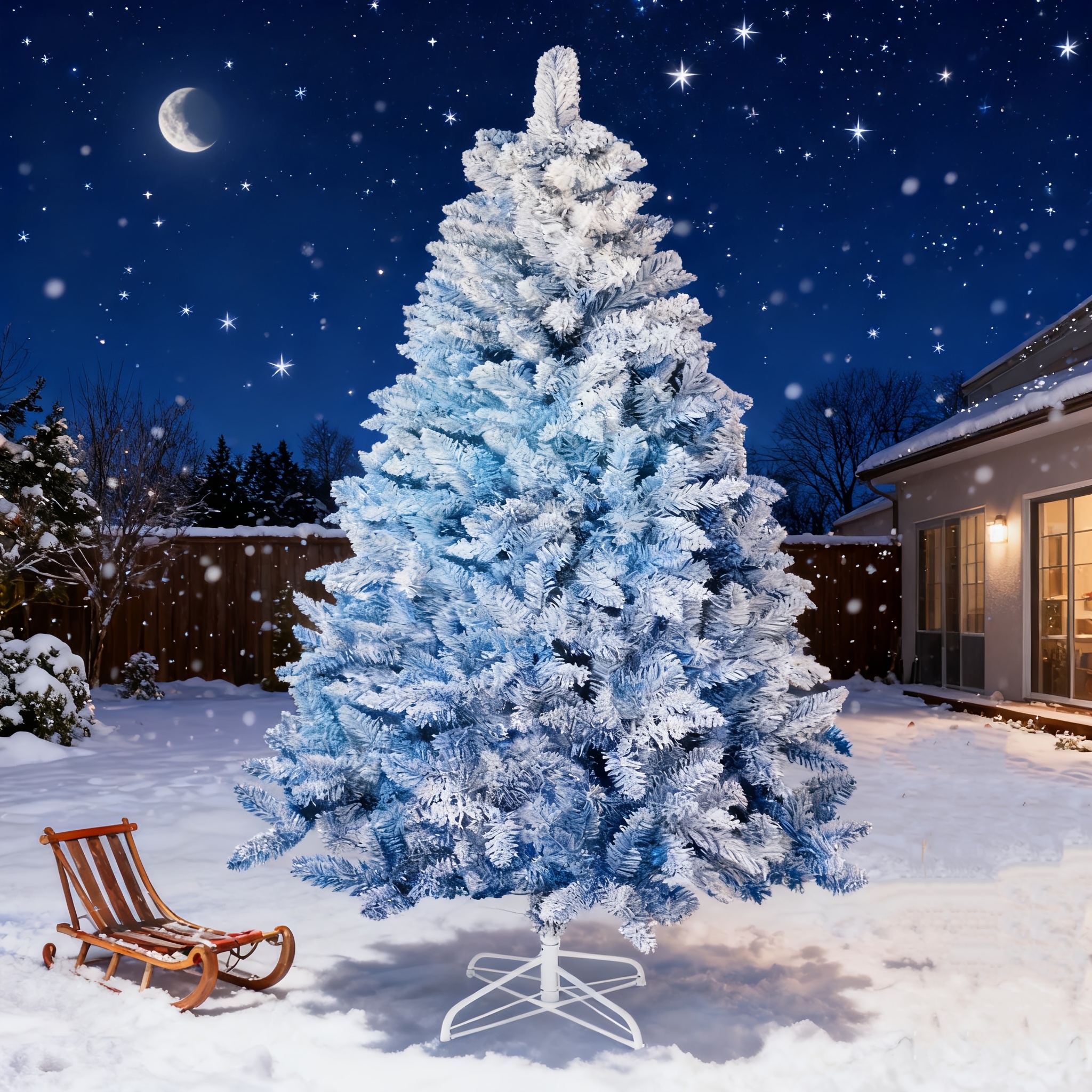 6-Foot Artificial Fluffy Chris - Outdoor Power And Plant recensione e prezzo