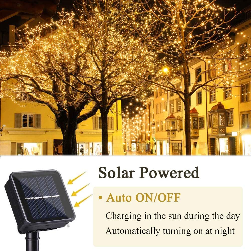 Solar Power LED Garland 8 Mode - Outdoor Power And Plant recensione e prezzo