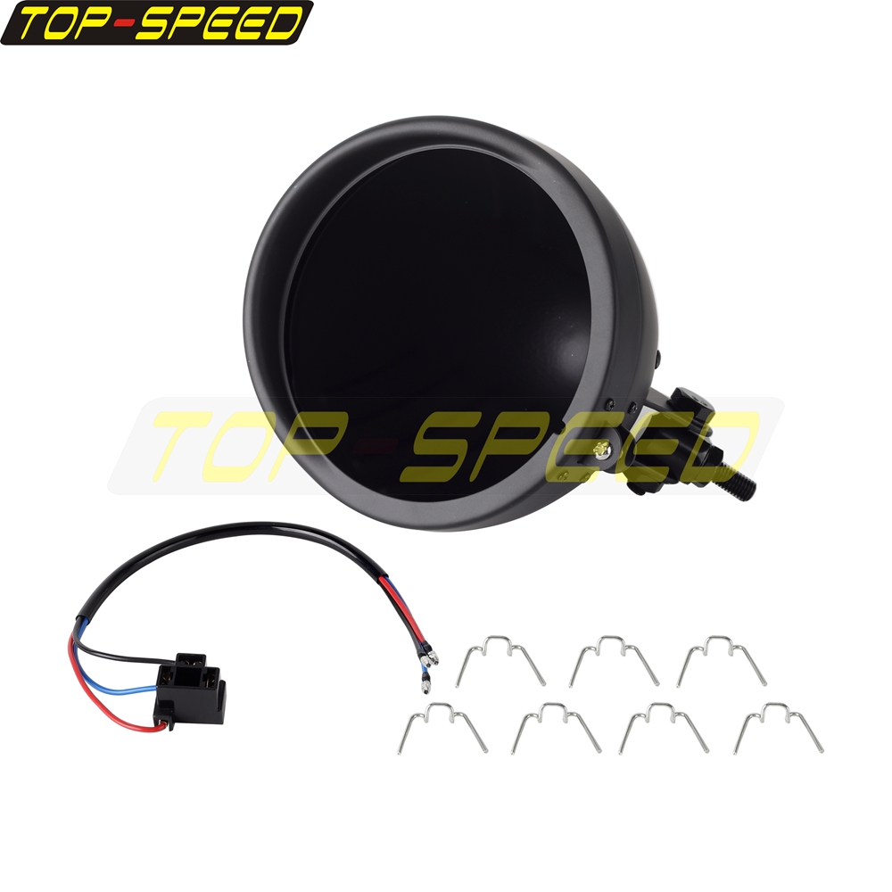 Black/Chrome Motorcycle Headla - Outdoor Power Direct recensione e prezzo