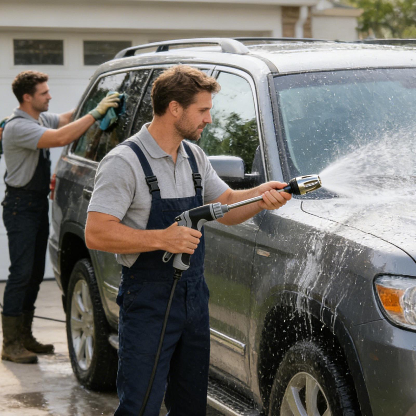 Portable Power Washer with adj - Outdoor Power And Plant recensione e prezzo