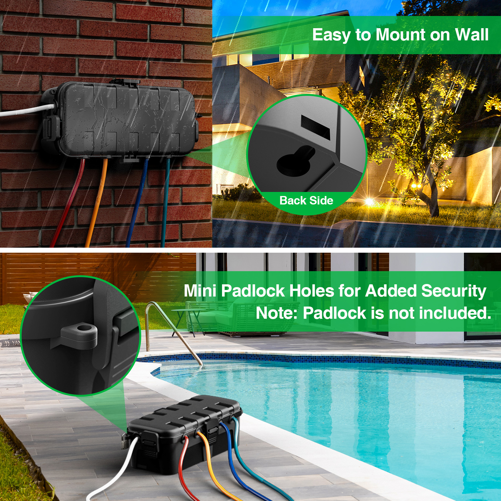 Medium Outdoor Electrical Box, - Outdoor Power Socket recensione e prezzo